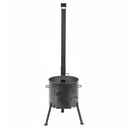 Stove with a diameter of 440 mm with a pipe for a cauldron of 18-22 liters в Твери