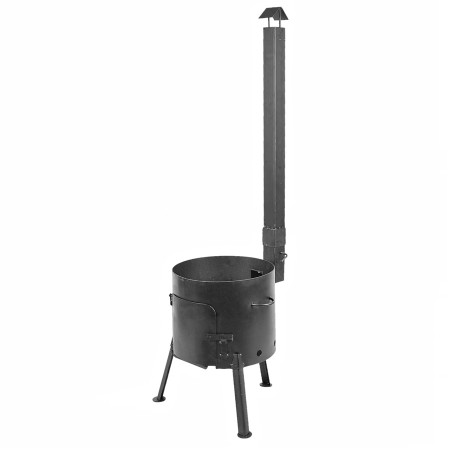 Stove with a diameter of 360 mm with a pipe for a cauldron of 12 liters в Твери