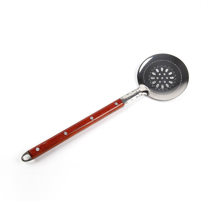 Skimmer stainless 40 cm with wooden handle в Твери