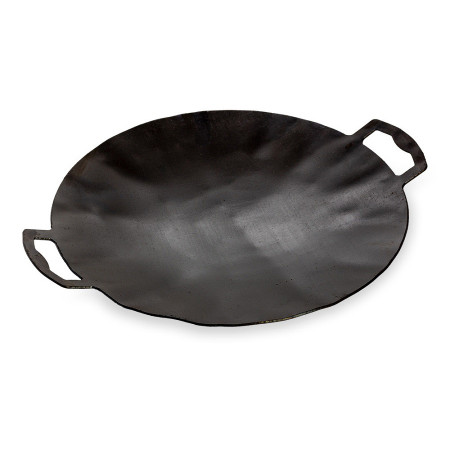 Садж сковорода без подставки вороненая сталь 35 см в Твери