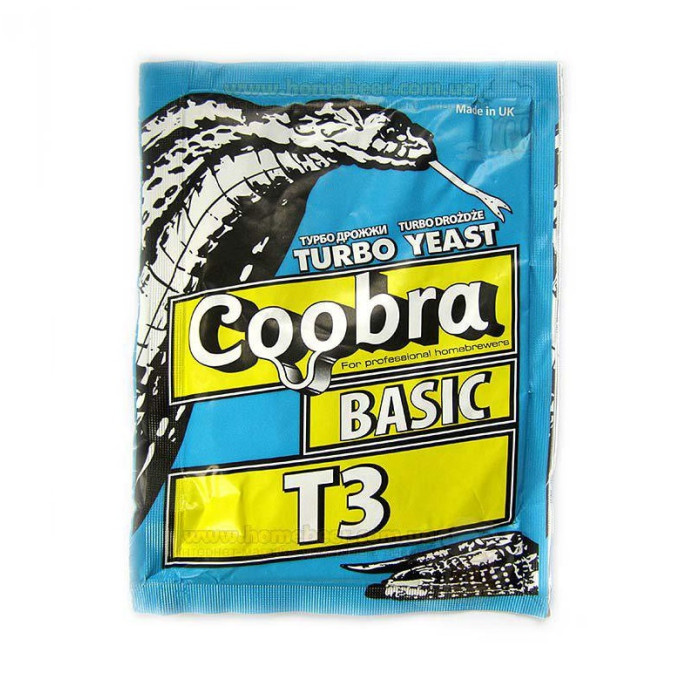 Турбодрожжи спиртовые "COOBRA" BASIC T3 (90 гр) в Твери