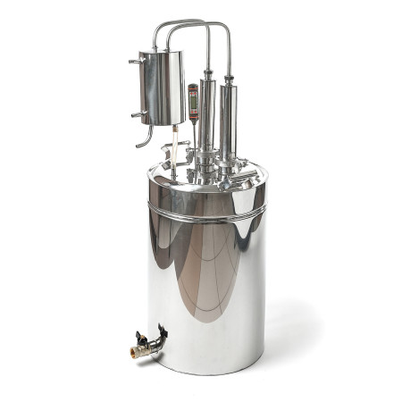 Cheap moonshine still kits "Gorilych" double distillation 20/35/t (with tap) CLAMP 1,5 inches в Твери