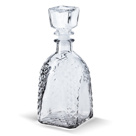 Бутылка (штоф) "Арка" стеклянная 0,5 литра с пробкой  в Твери