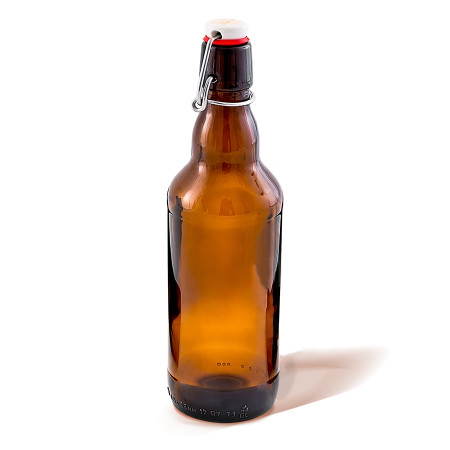 Бутылка темная стеклянная с бугельной пробкой 0,5 литра в Твери