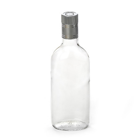 Бутылка "Фляжка" 0,5 литра с пробкой гуала в Твери