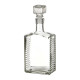 Бутылка (штоф) "Кристалл" стеклянная 0,5 литра с пробкой  в Твери